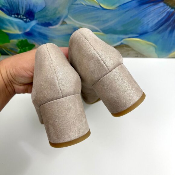 PAUL GREEN Samona Block Heel Pump In Cachemire Metallic Size 4.5 / US 7 - Picture 12 of 13